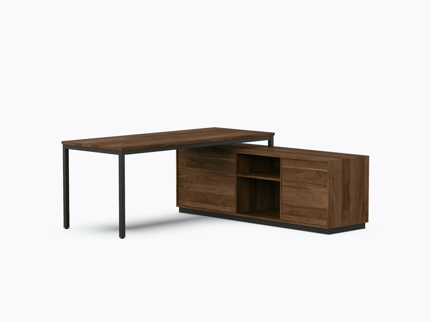 Bureau exécutif Allais - 72" X 72" - Noyer