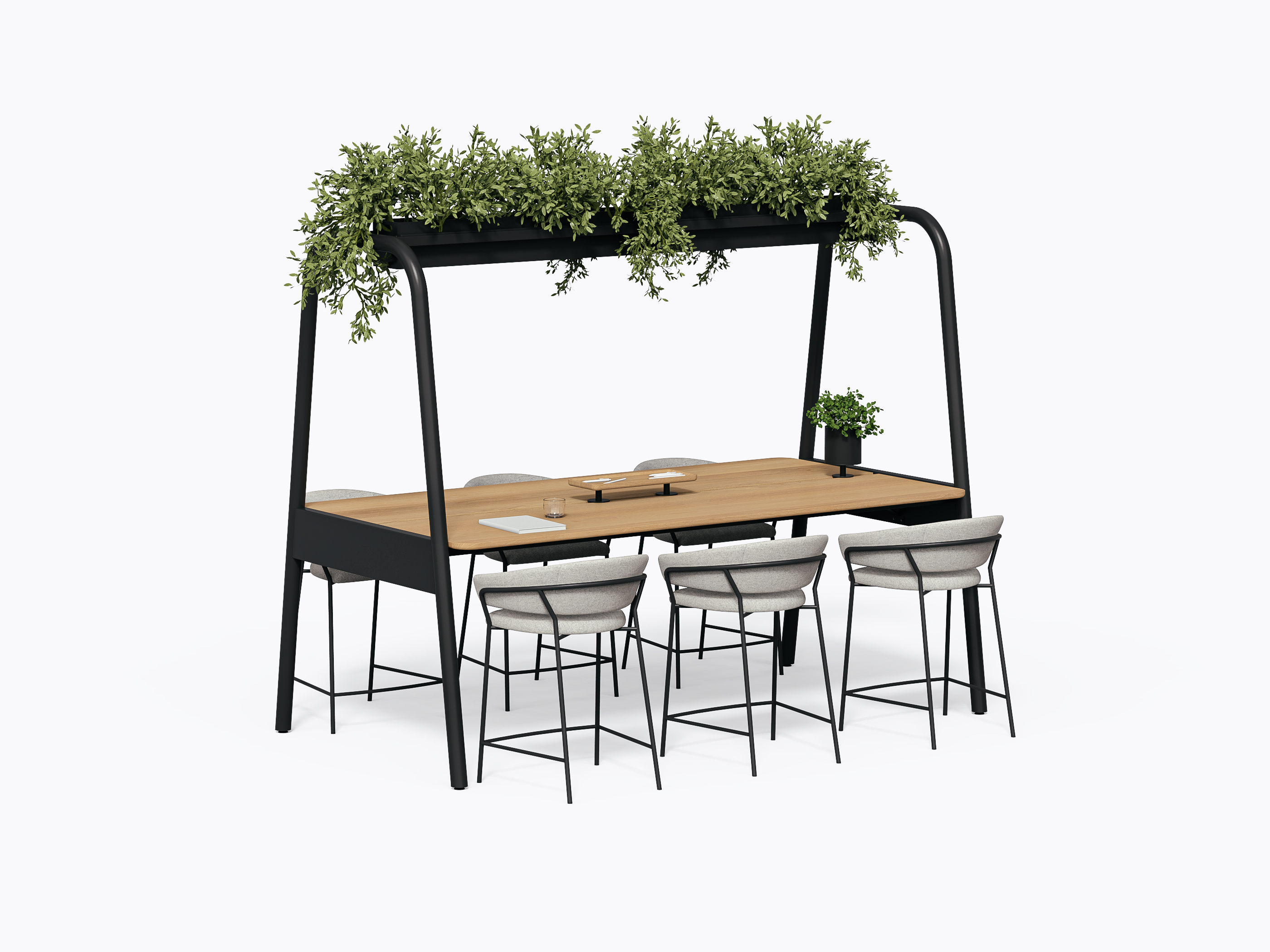 Allen Counter - 96 X 36(h) - White Oak