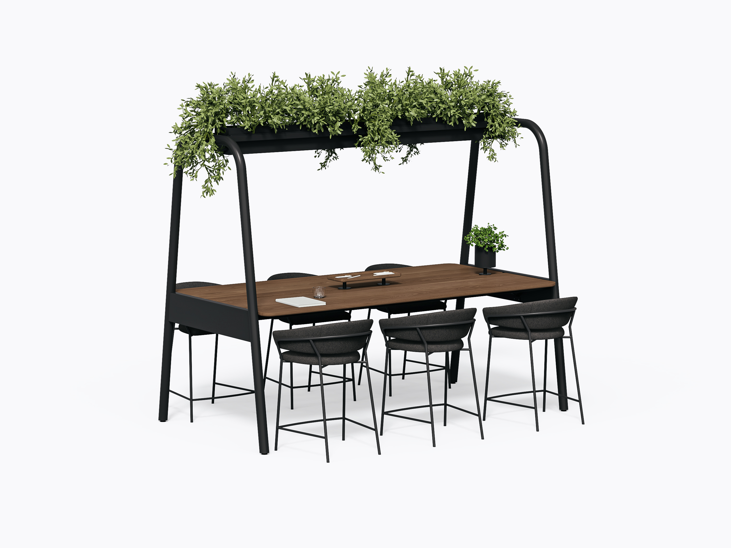 Allen Counter - 96 X 36(h) - Walnut