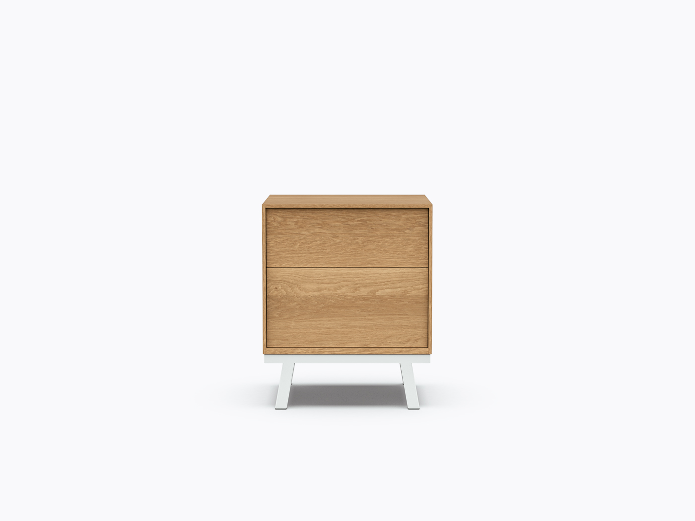 Angus Nightstand - 18" - White Oak