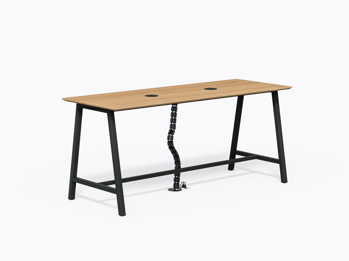 Aoki Counter - 96" X 42"(h) - White Oak