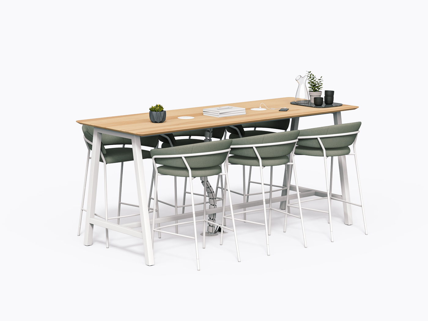 Comptoir Aoki - 96" X 42"(h) - Merisier