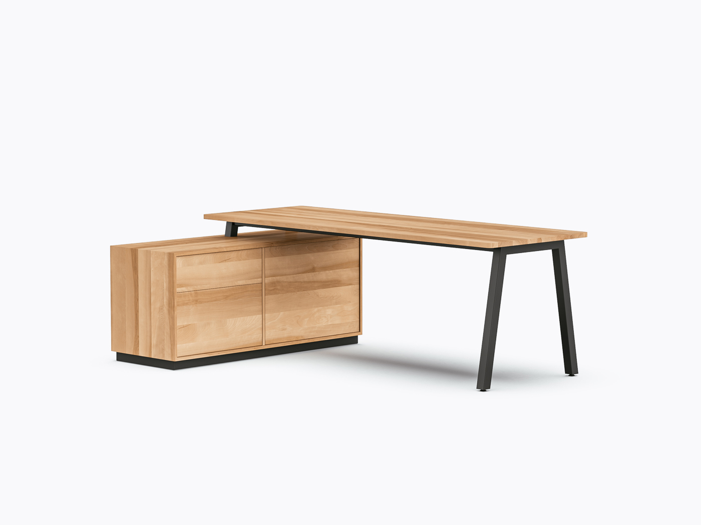 Bureau exécutif Aoki - 55" X 84" - Merisier