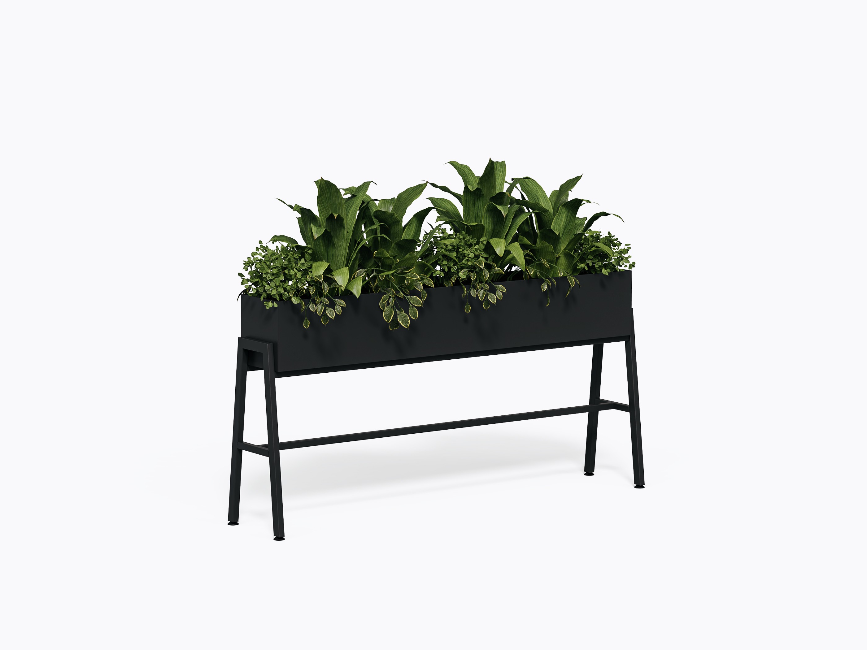 Bac à plante Arrow - 66" en Noir