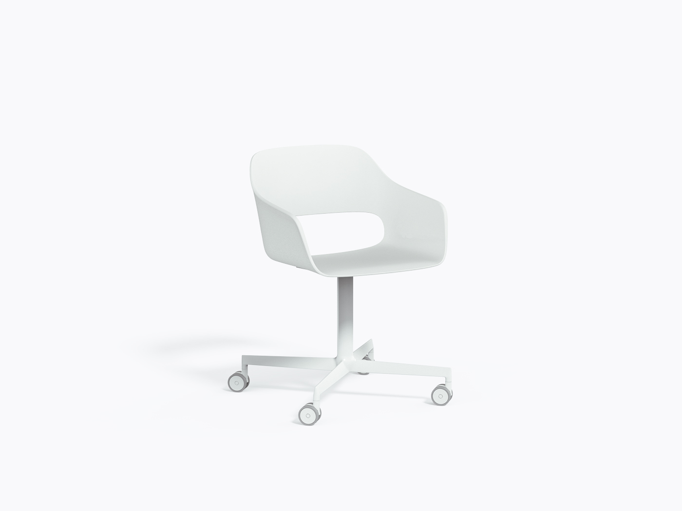 Babila 2775 Office Chair - White / White BI