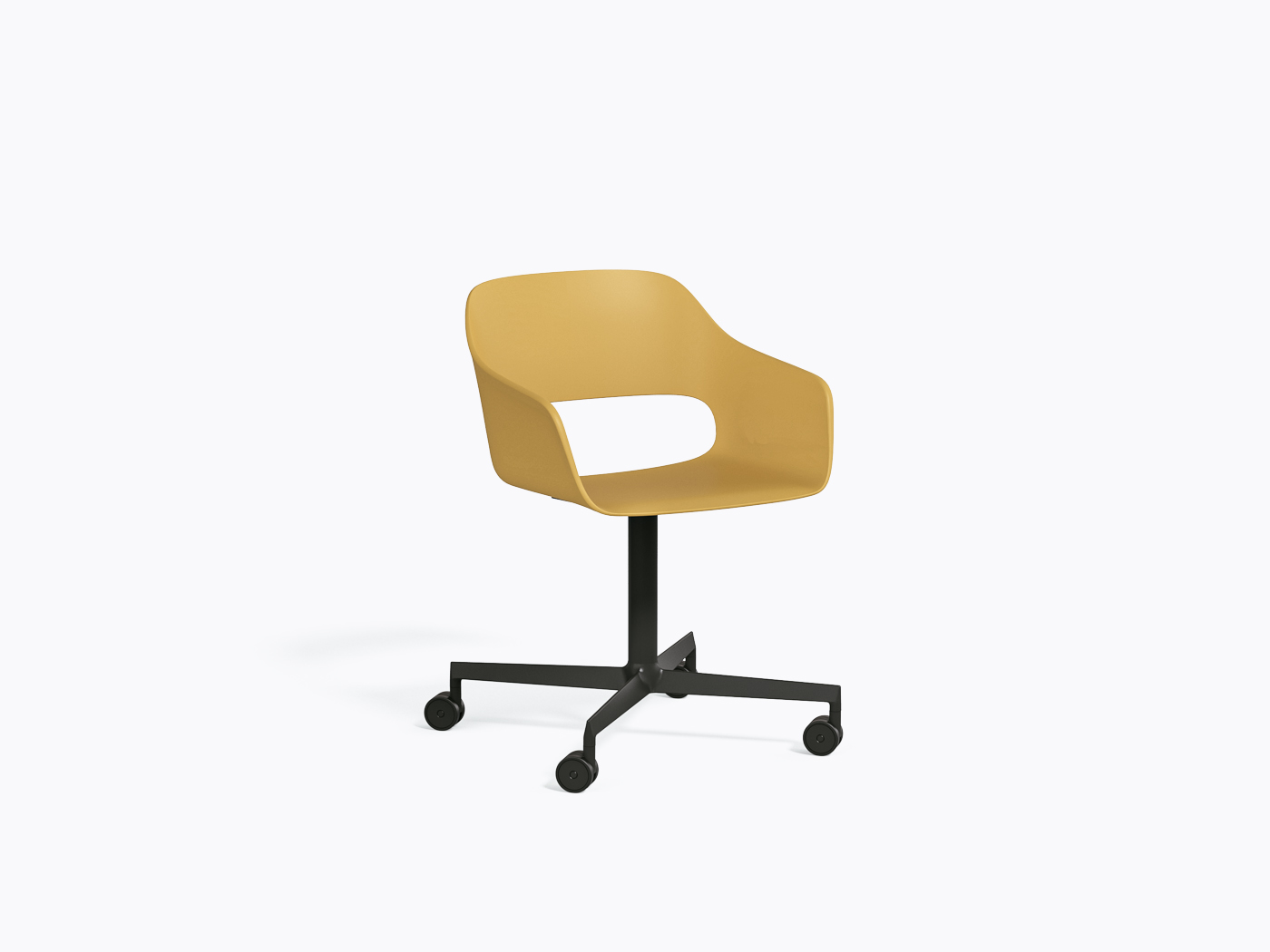 Chaise de bureau Babila 2775 - Noir / Jaune GI