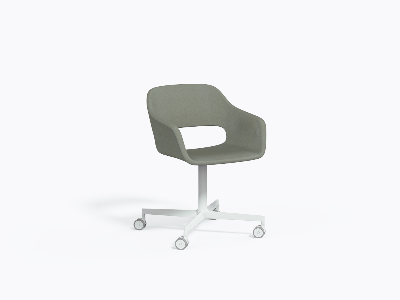 Chaise de bureau Babila 2776 - Tissu C114