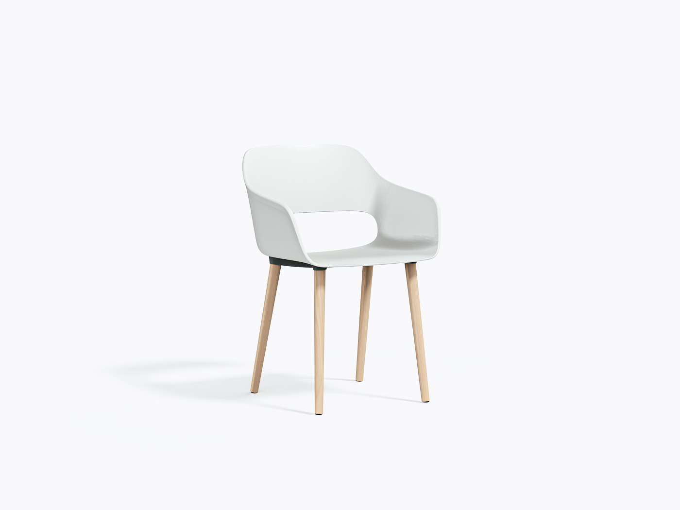 Babila BS 2755 Chair - White BI / Ash