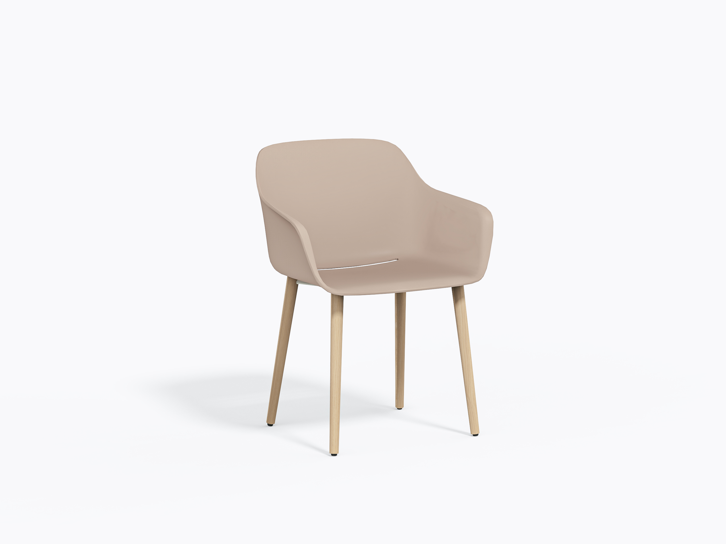 Chaise Babila XL 2754 - Frêne FR/ Rose RA2