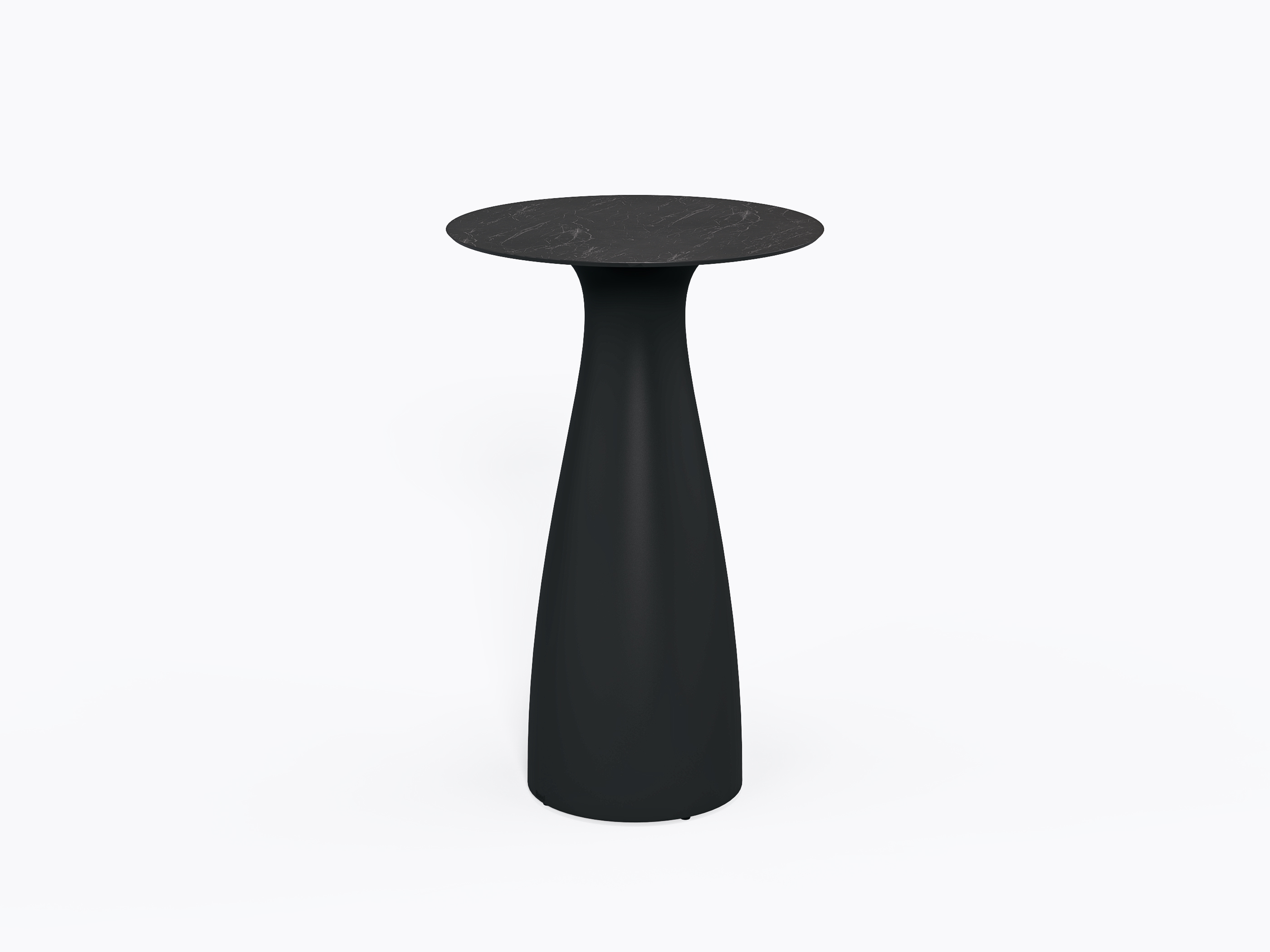 Table Baobab - D27" X 43"(h) - Marbre noir