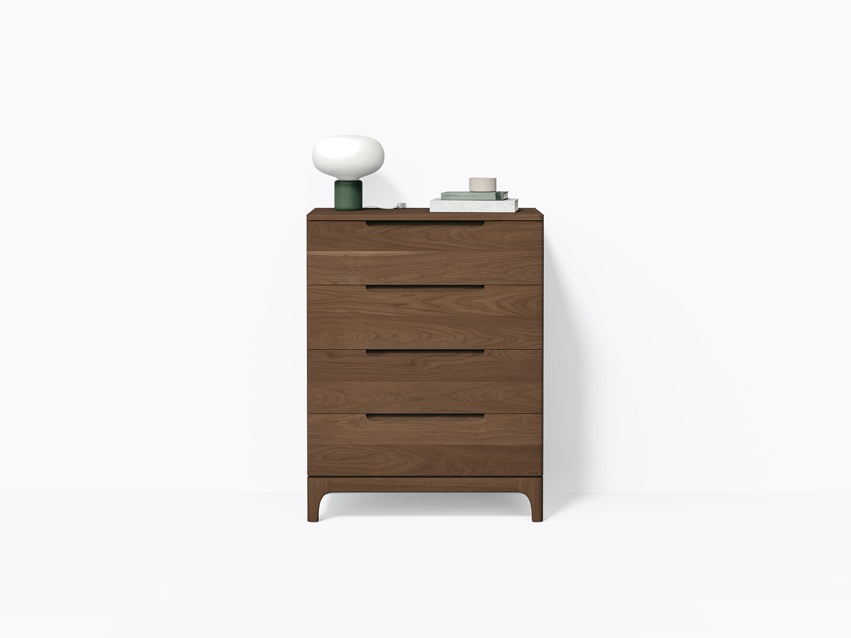 Commode Bastiat 32" 4 tiroirs - Noyer