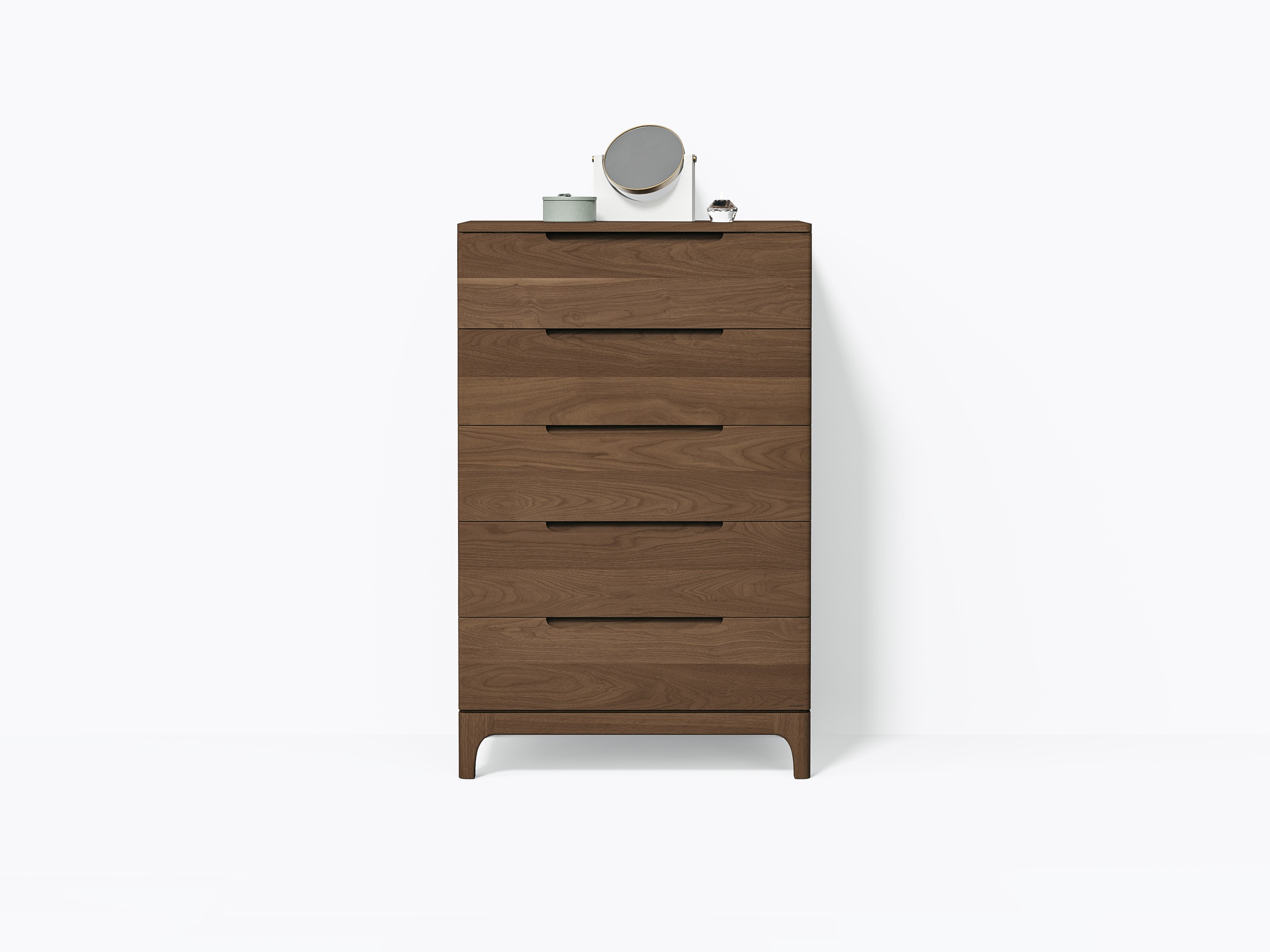 Bastiat Dresser 32" 5 Drawers - Walnut