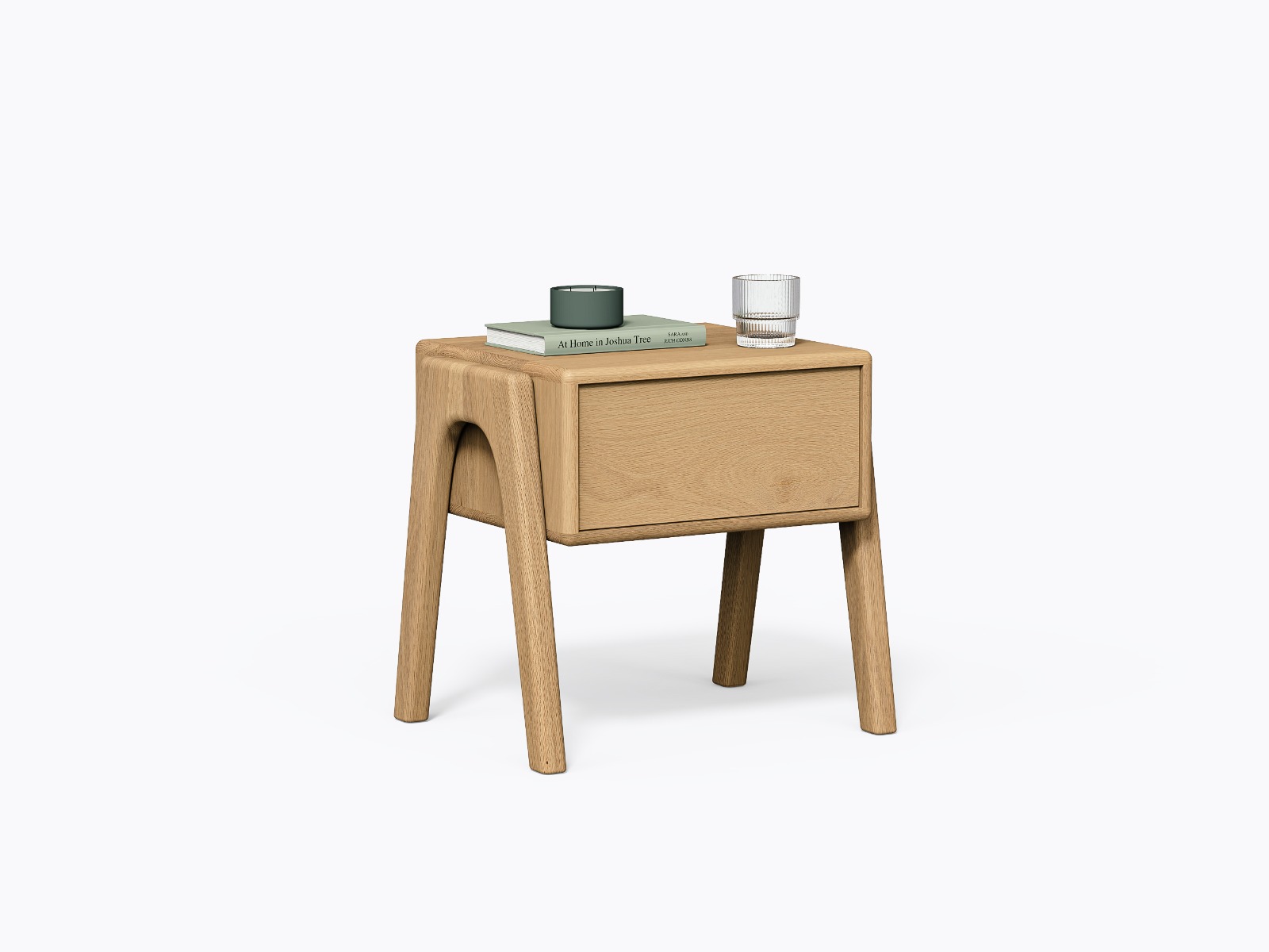 Bastiat Nightstand - White Oak