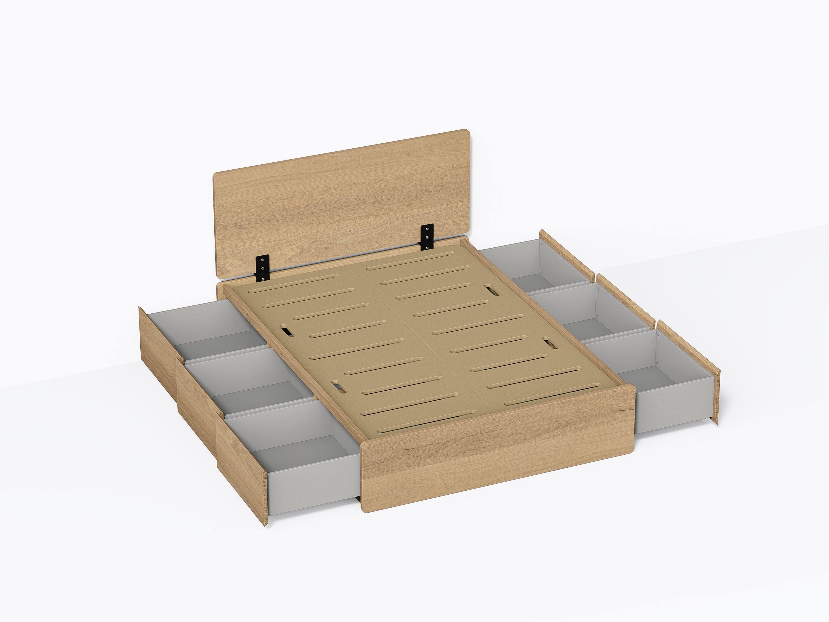 Baxter Modern Bed Frame - Made in Canada | De Gaspé | De Gaspé