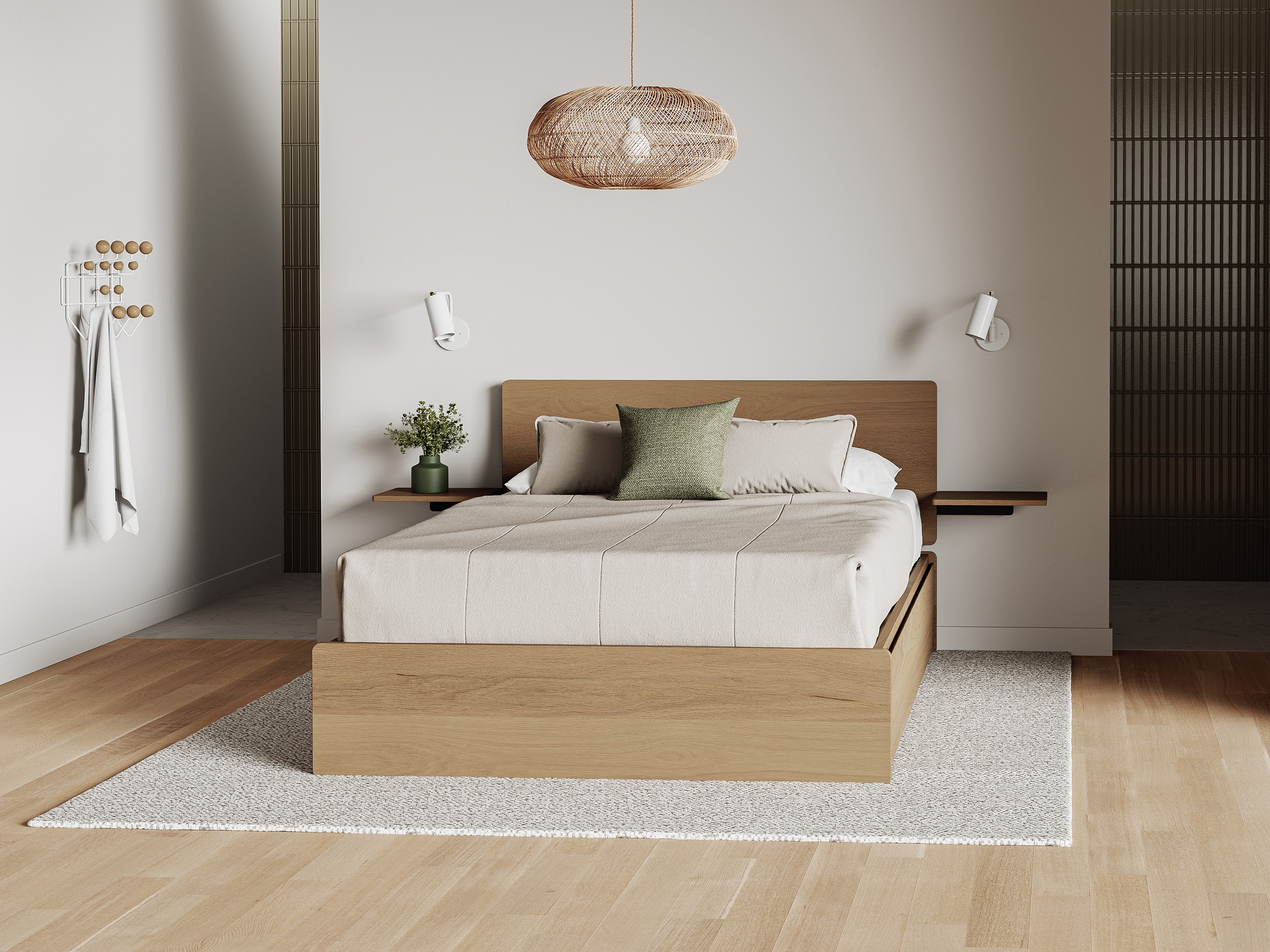 Baxter Modern Bed Frame - Made in Canada | De Gaspé | De Gaspé