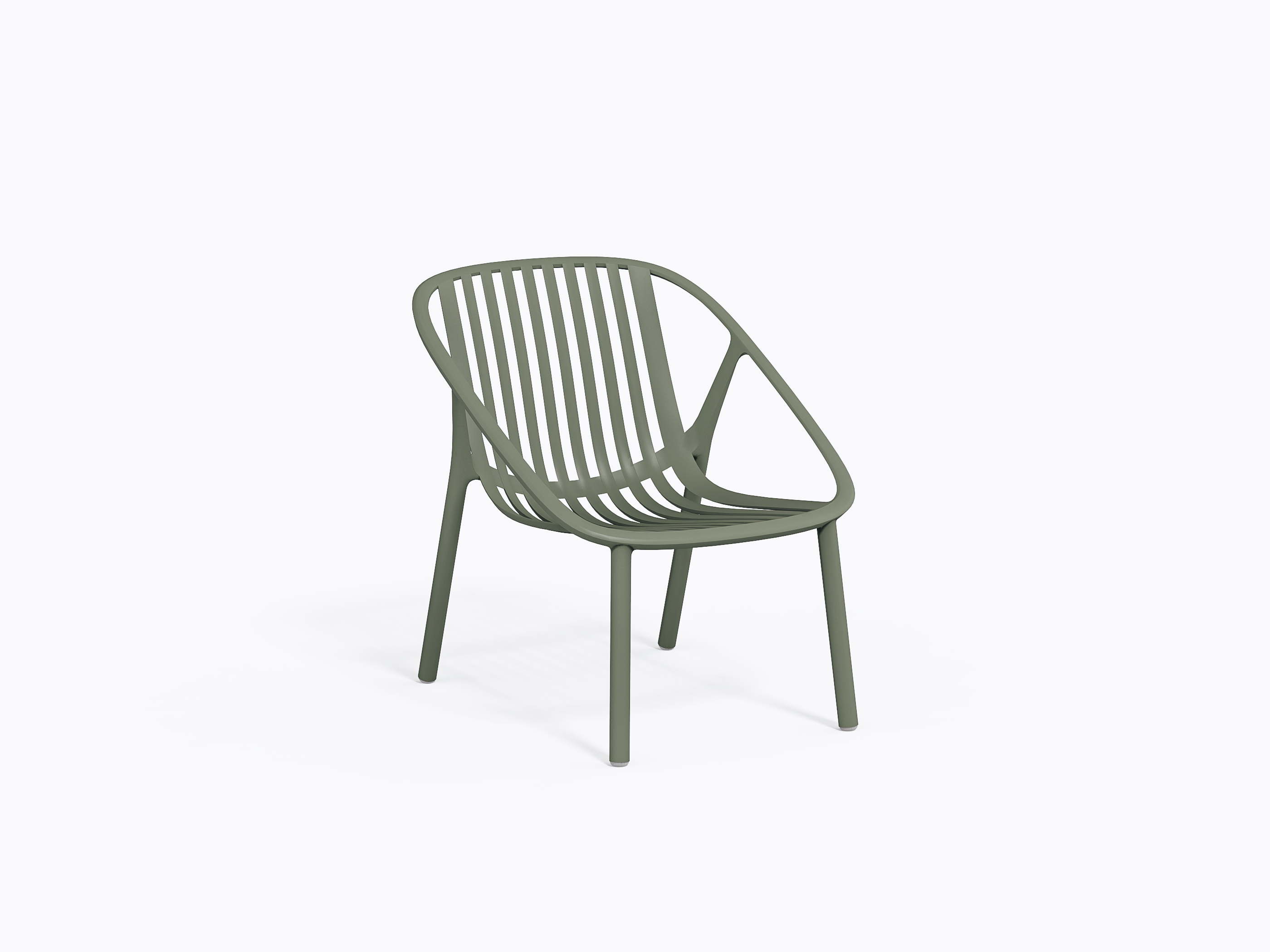 Chaise Lounge Bini - Vert Gris