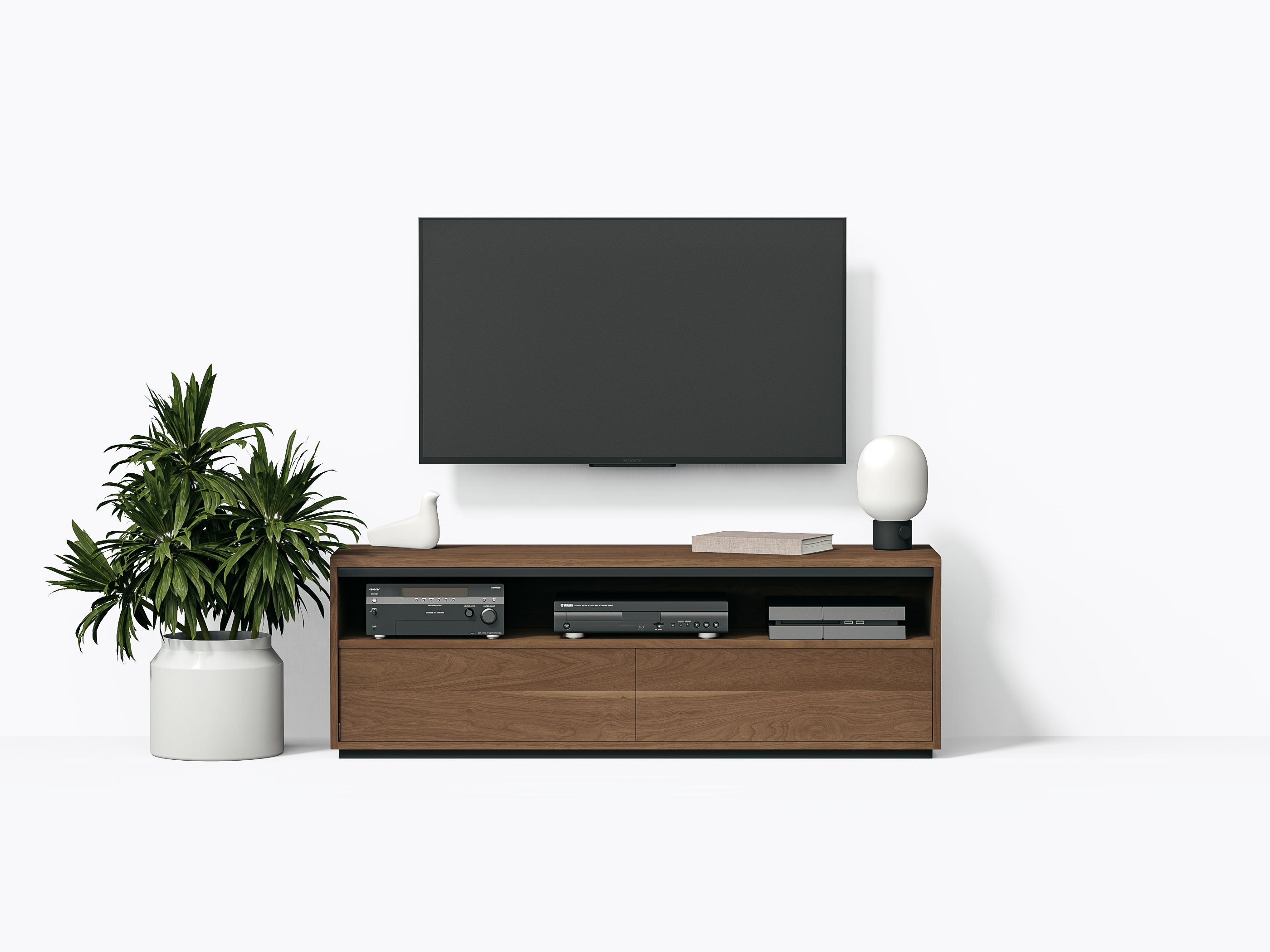 Meuble TV Bohm - 60" - Noyer