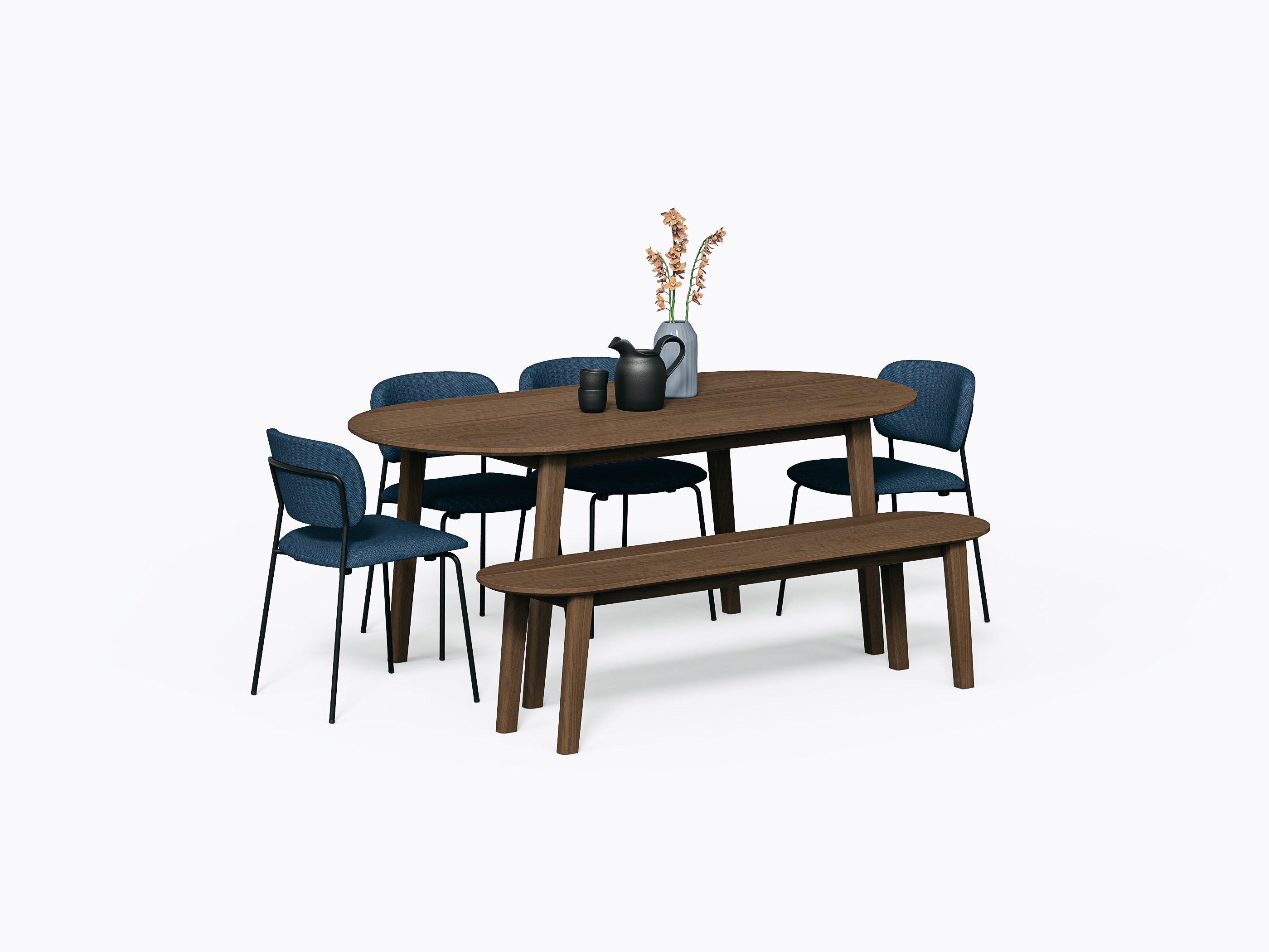 Colbert Dining Table - 36" X 72" - Walnut