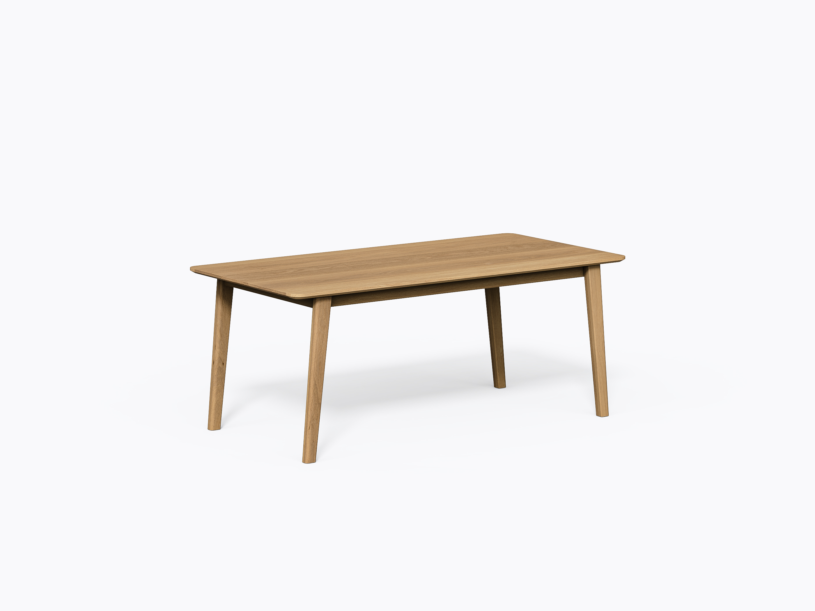 Cournot Dining Table - 36" X 72" - White Oak