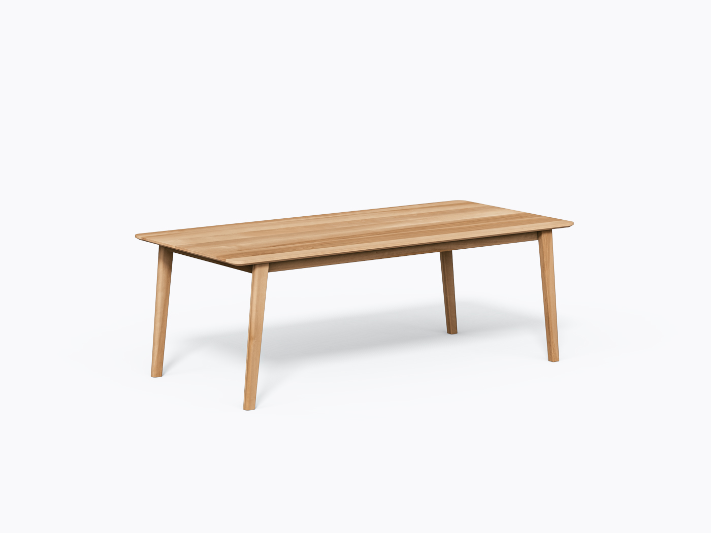 Cournot Dining Table - 40" X 84" - Yellow Birch
