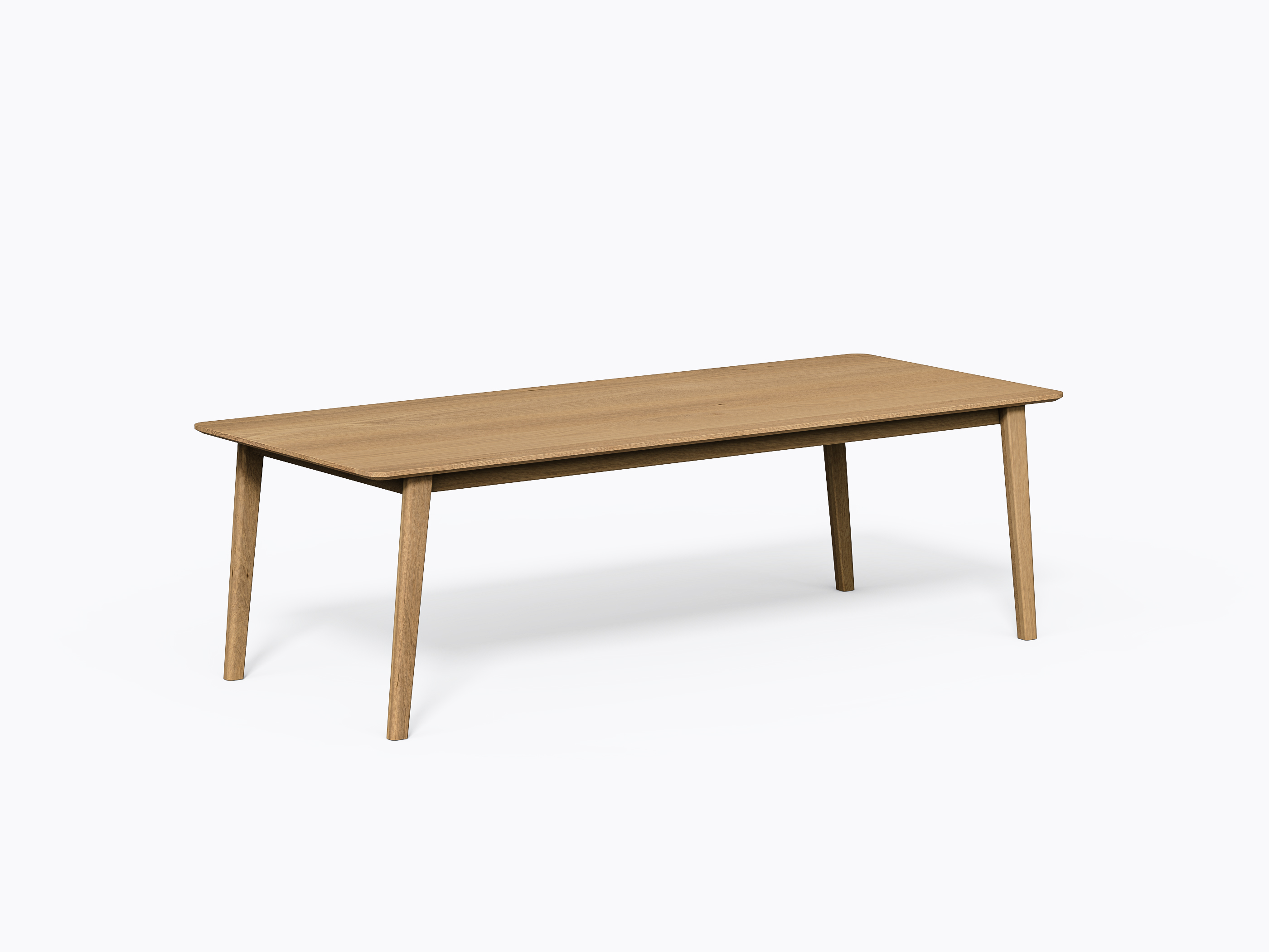 Cournot Dining Table - 42" X 96" - White Oak