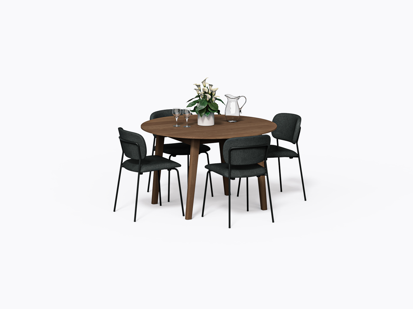 Table à manger Cournot - 48D - Noyer