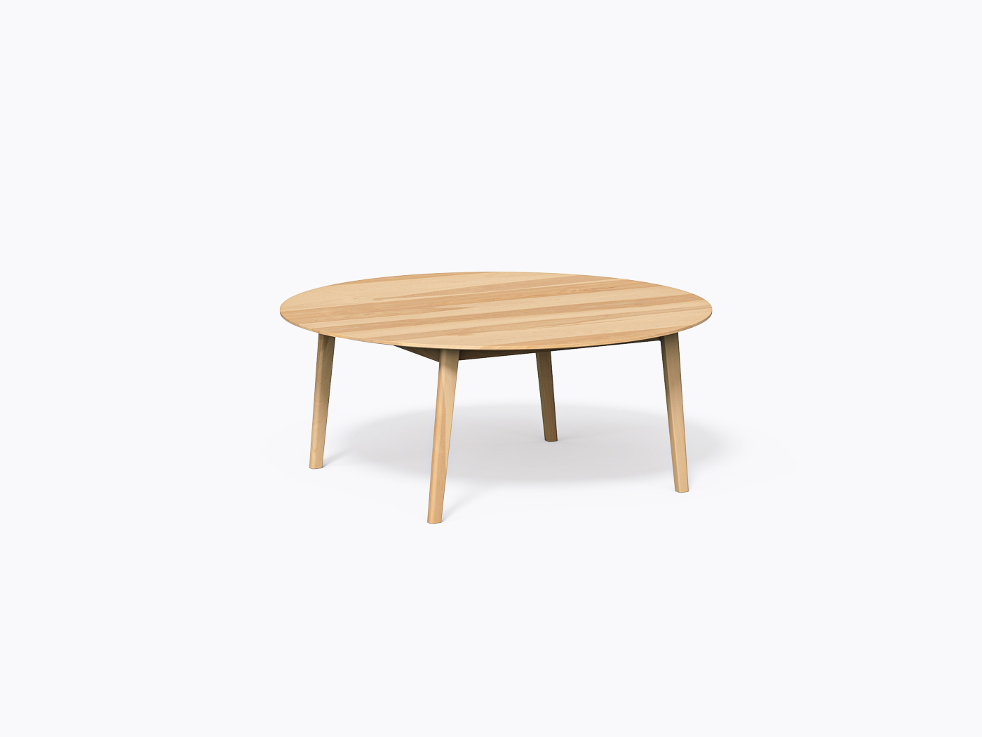 Cournot Dining Table - 72D - Yellow Birch