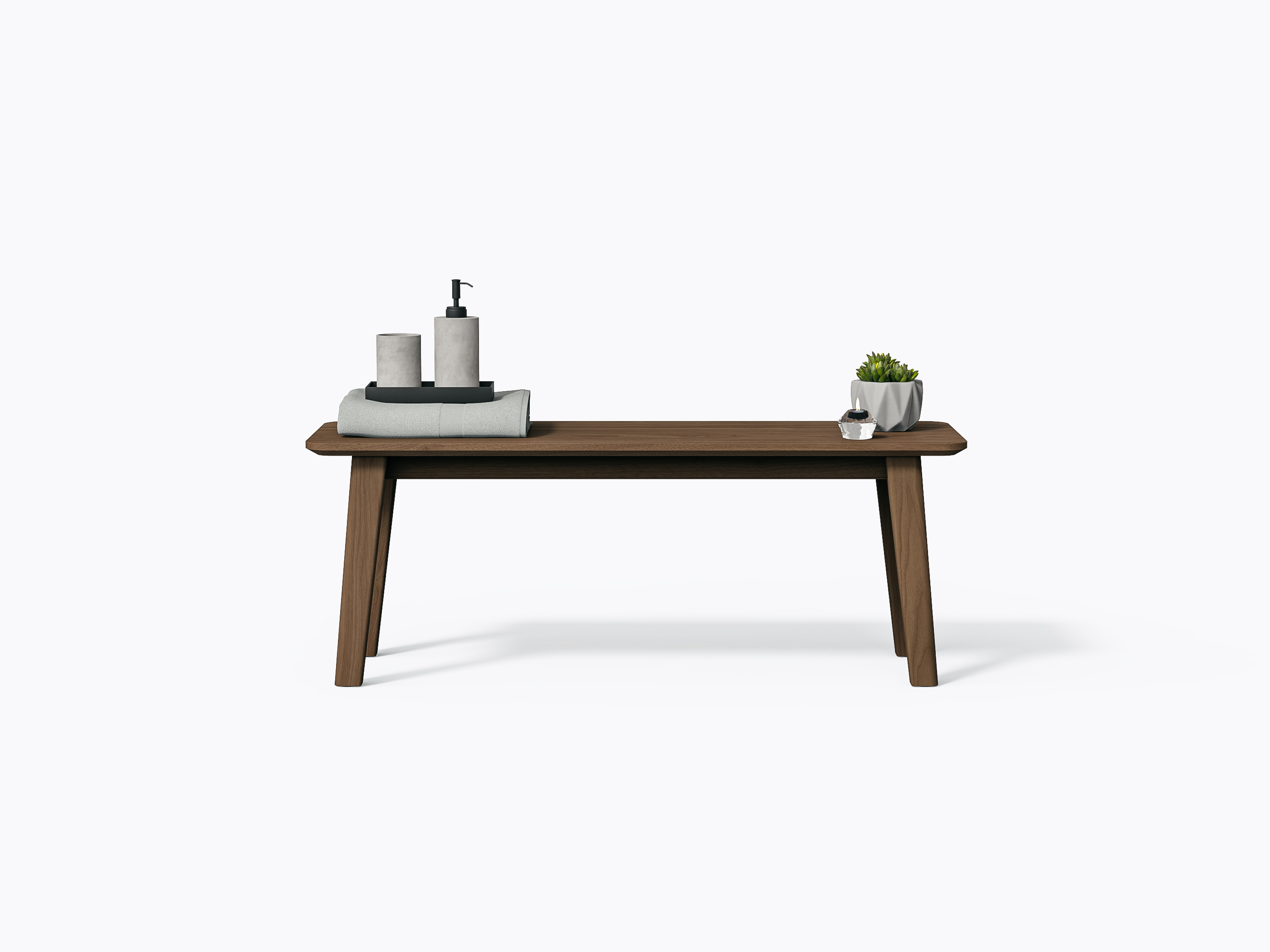 Cournot Bench - 48" - Walnut