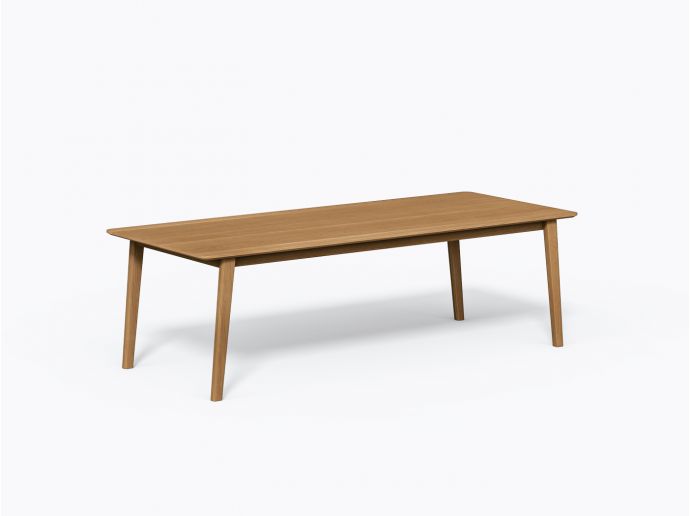 Cournot Dining Table - 40" X 96" - White Oak