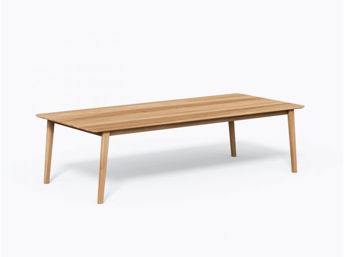 Cournot Dining Table - 48" X 108" - Yellow Birch