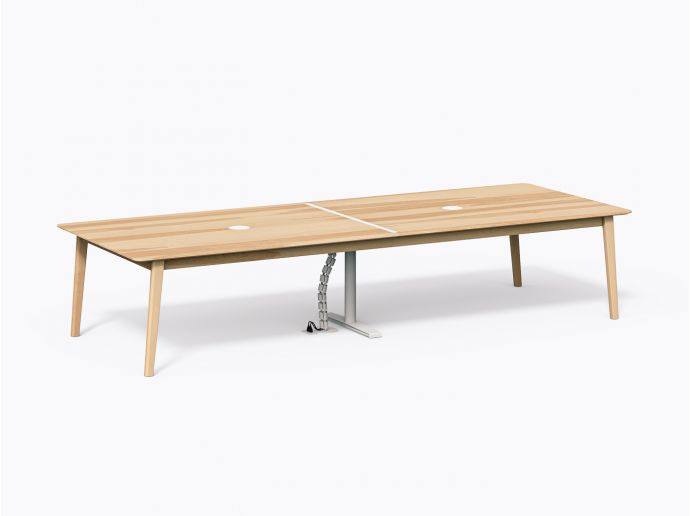 Cournot Conference Table - 54 x 144 - Yellow Birch
