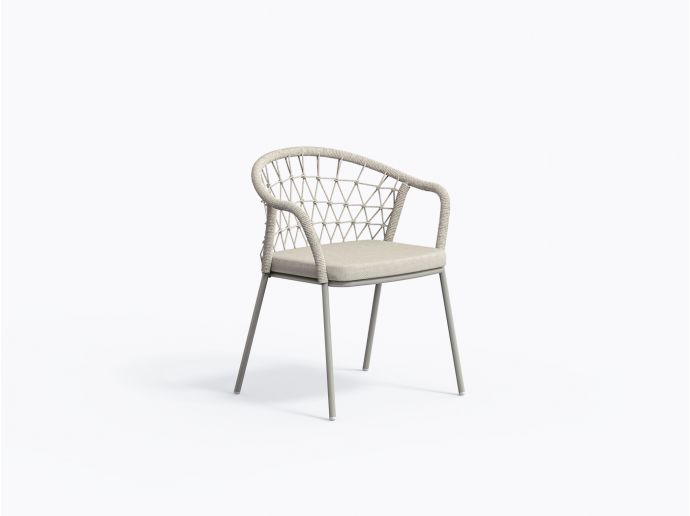 Panarea 3675 Lounge Chair - Grey Be100e