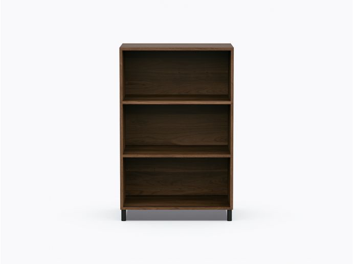 Ricardo Shelf Storage - Open - Walnut