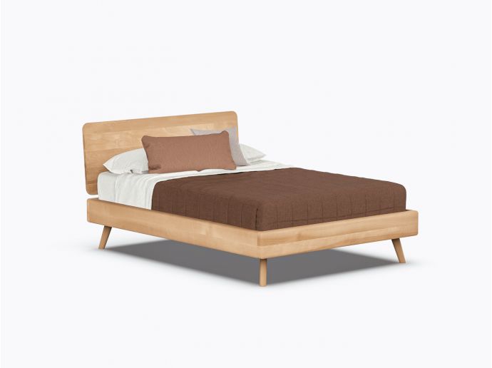 Roll Bed - Double with headboard - Yellow Birch