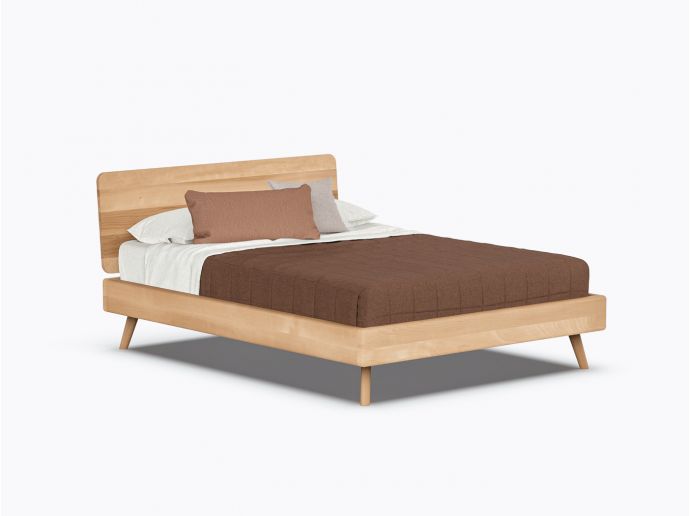 Roll Bed - Queen with headboard - Yellow Birch