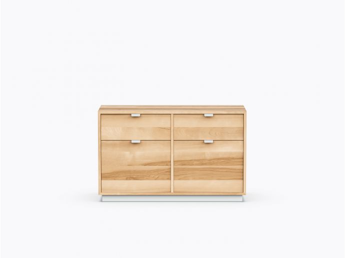 Ross Double - 2 drawers / 2 file drawers - Yellow Birch