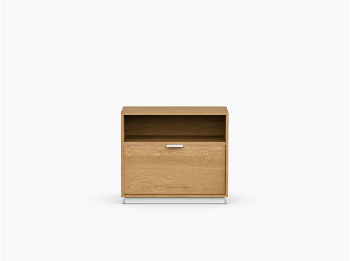 Ross Simple - 1 file drawer- White Oak