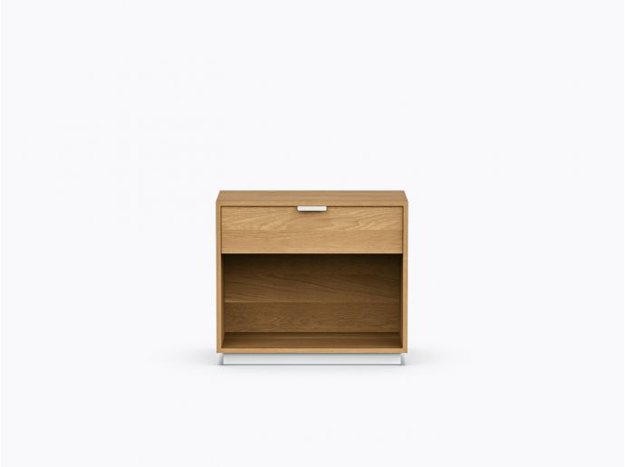 Ross Simple - 1 drawer - White Oak