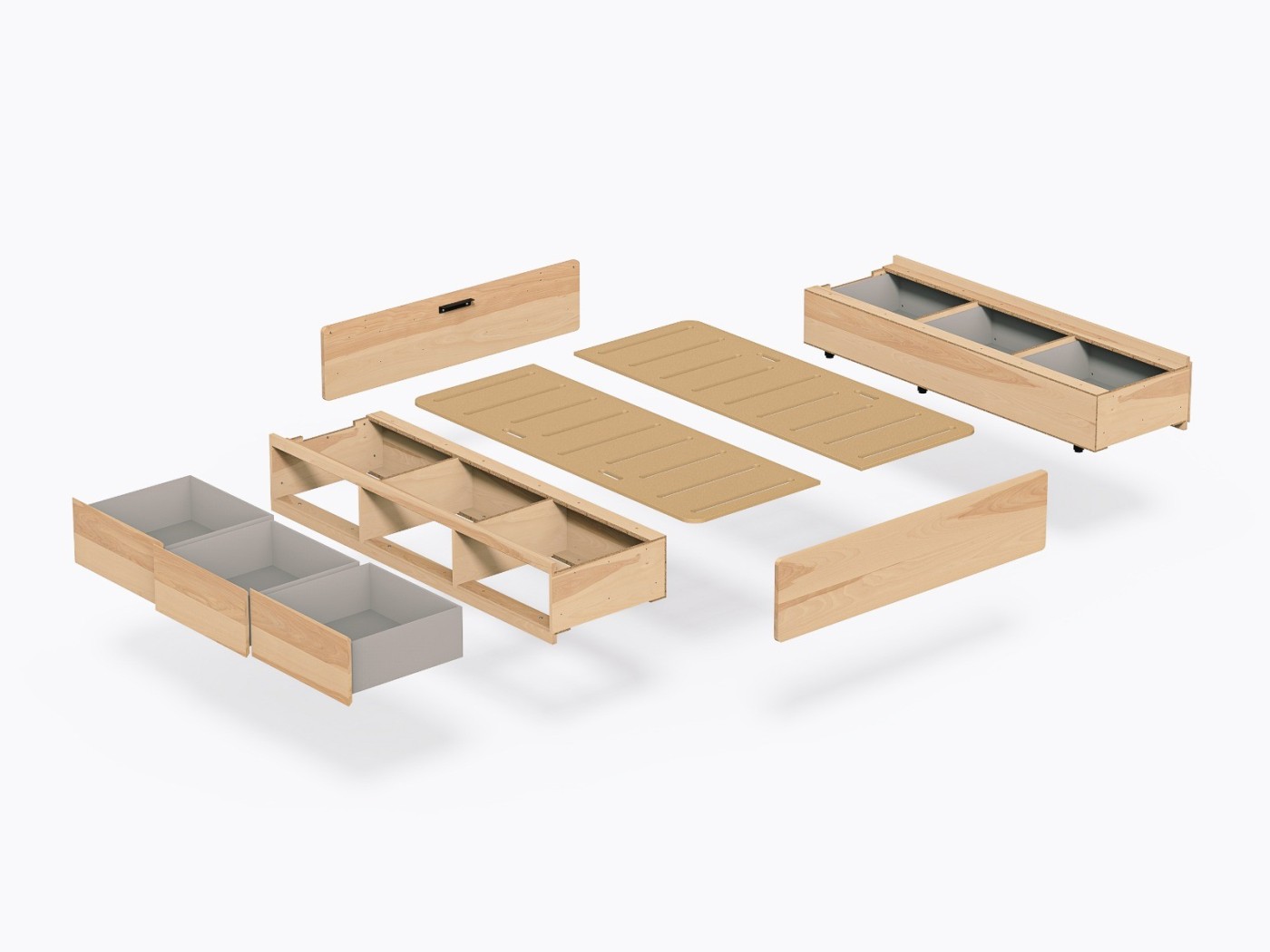 Baxter Modern Bed Frame - Made in Canada | De Gaspé | De Gaspé