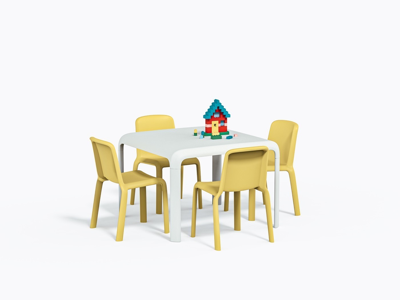 Pedrali Snow junior outdoor Table - Made in Italy | De Gaspé | De