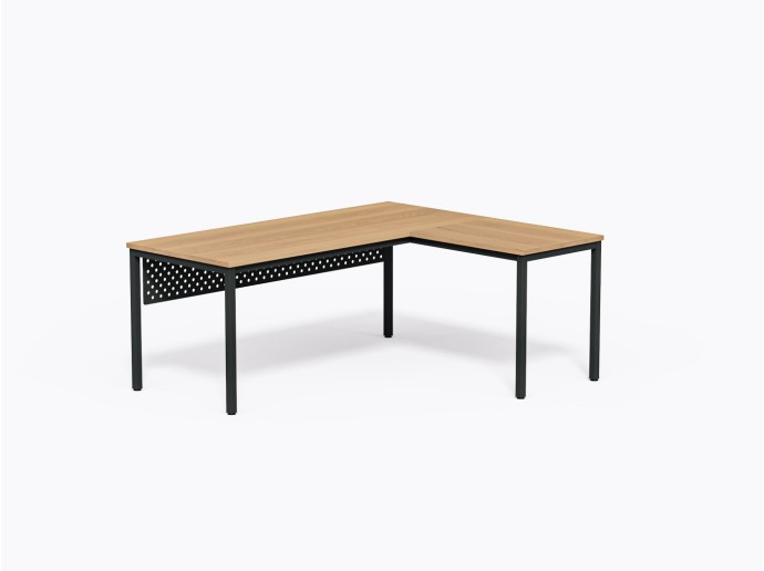 Allais L Desk - 48" X 72" - White Oak