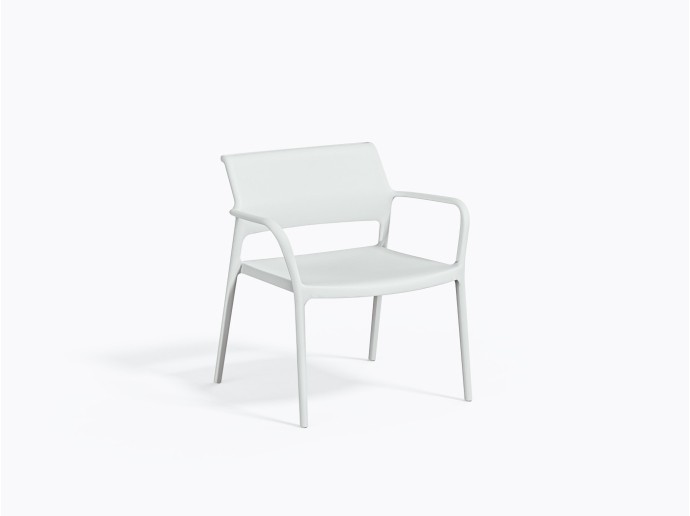 Chaise Ara 316 en Blanc BI