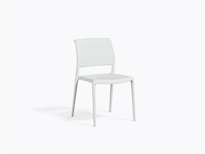 Chaise Ara 310 en Blanc BI