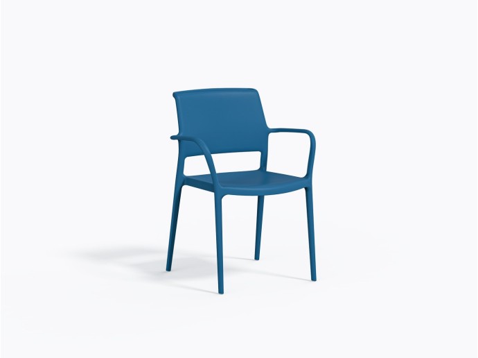 Chaise Ara 315 en Bleu BL