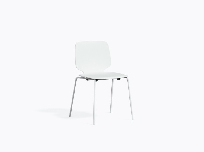 Babila AC 2730 Chair in White BI