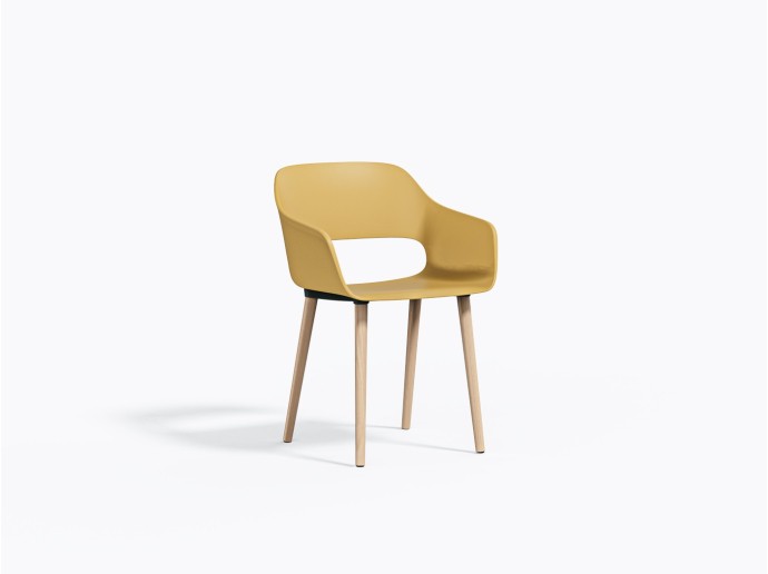 Babila 2755 Chair in Yellow GI / Ash
