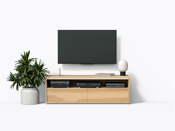 Bohm TV Stand 60" in Yellow Birch