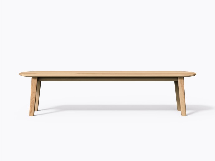 Banc Colbert 78" en Merisier