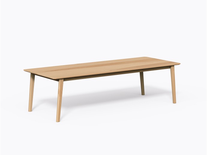 Cournot Dining Table 42" X 108" in Yellow Birch
