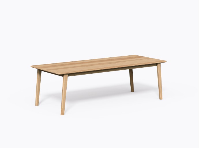 Cournot Dining Table 42" X 96" in Yellow Birch
